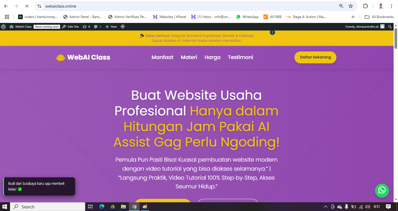 E‑Course Bikin Web Pakai ChatGPT
